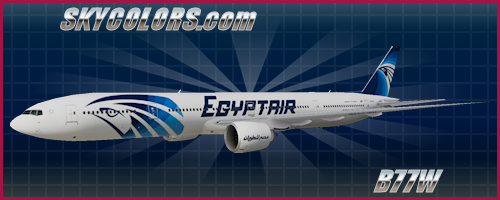 POSKY 777-300ER Egyptair SU-GDL